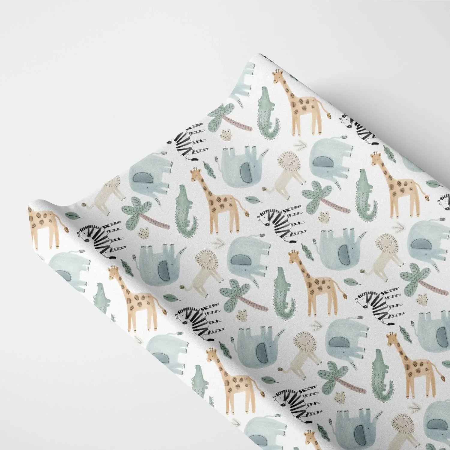 Organic Changing Pad Cover - Safari - BIG FRENCHIES