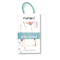 Organic Crib Sheet - Pink Petals - BIG FRENCHIES
