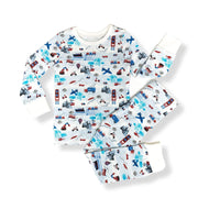 Organic Kids Pajamas - Transportation - BIG FRENCHIES