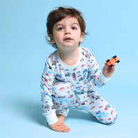 Organic Kids Pajamas - Transportation - BIG FRENCHIES