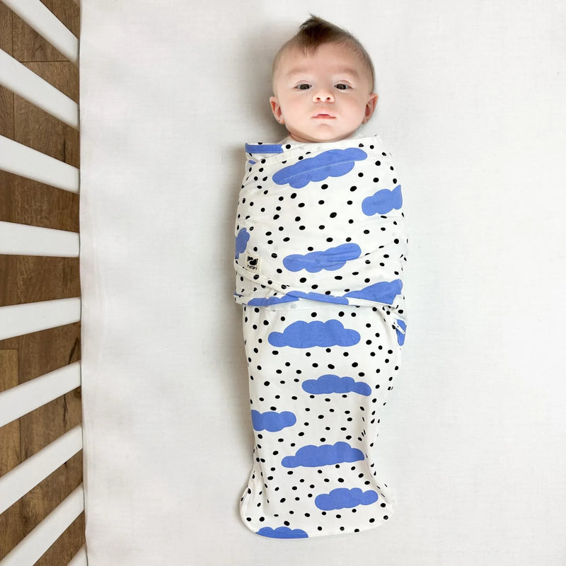 Snugababe Swaddle™ Sleep Pod - Blue Clouds - BIG FRENCHIES