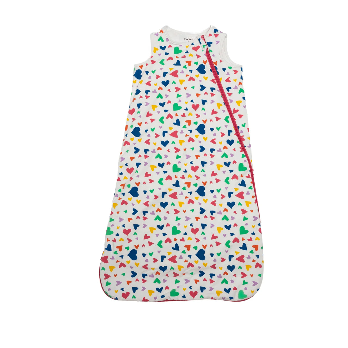 One & Done Sleep Sack - Colorful Hearts - BIG FRENCHIES