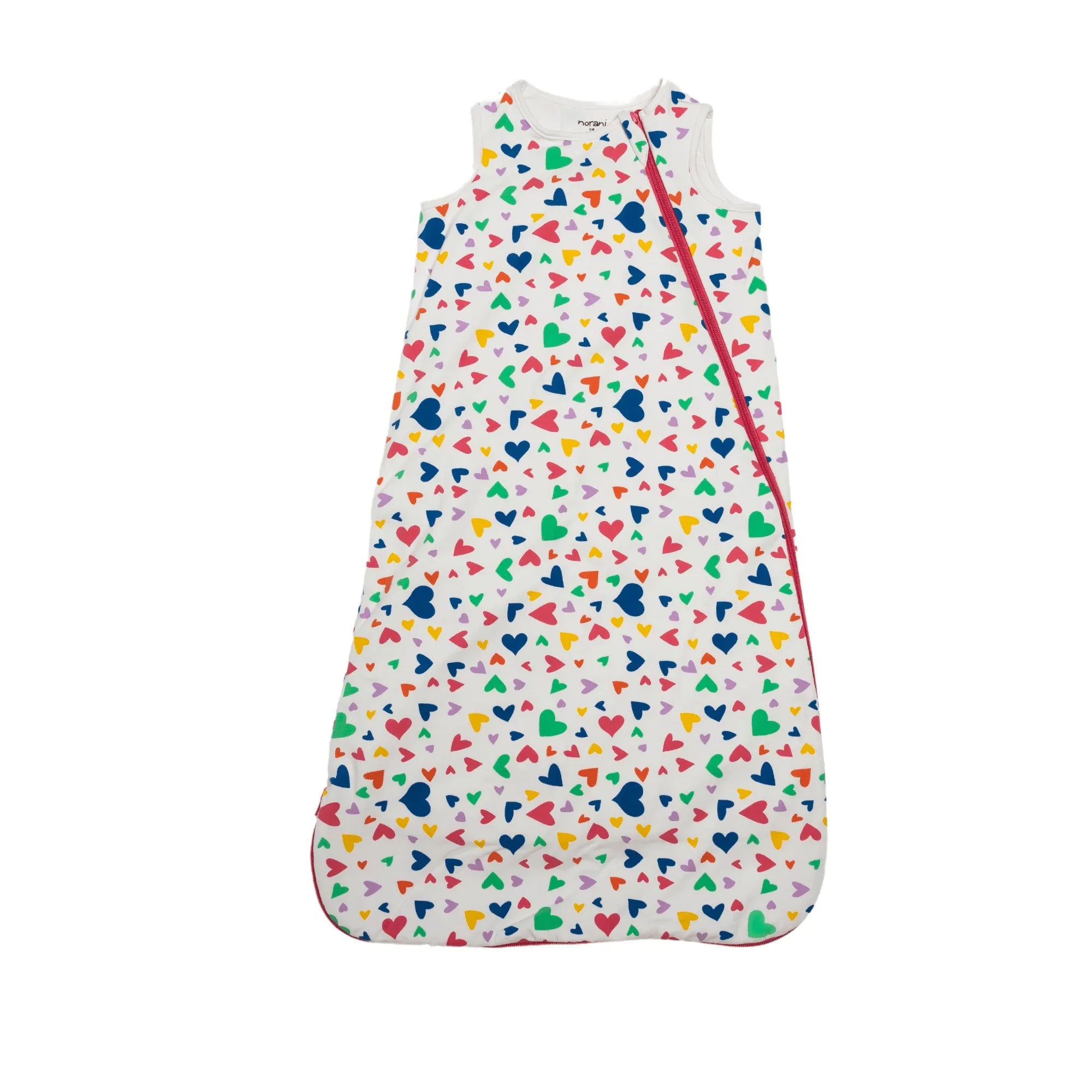 One & Done Sleep Sack - Colorful Hearts - BIG FRENCHIES