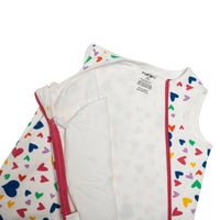 One & Done Sleep Sack - Colorful Hearts - BIG FRENCHIES