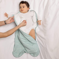 One & Done Sleep Sack - Green Stripes - BIG FRENCHIES