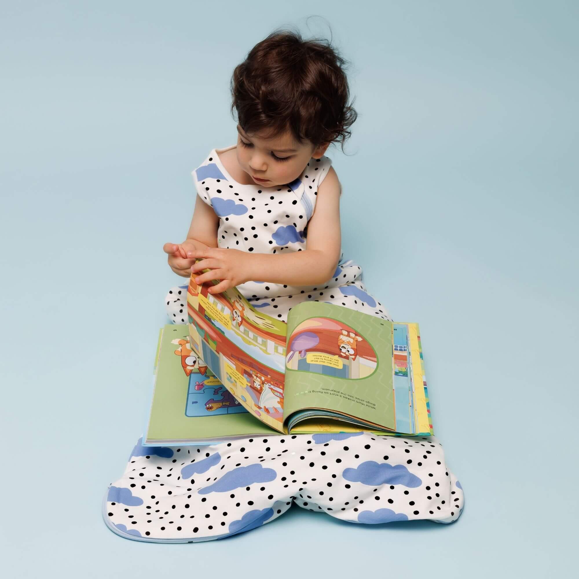 One & Done Sleep Sack - Blue Clouds - BIG FRENCHIES