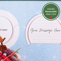 HugePop Joyous Flower Bouquet Pop Up Christmas Card