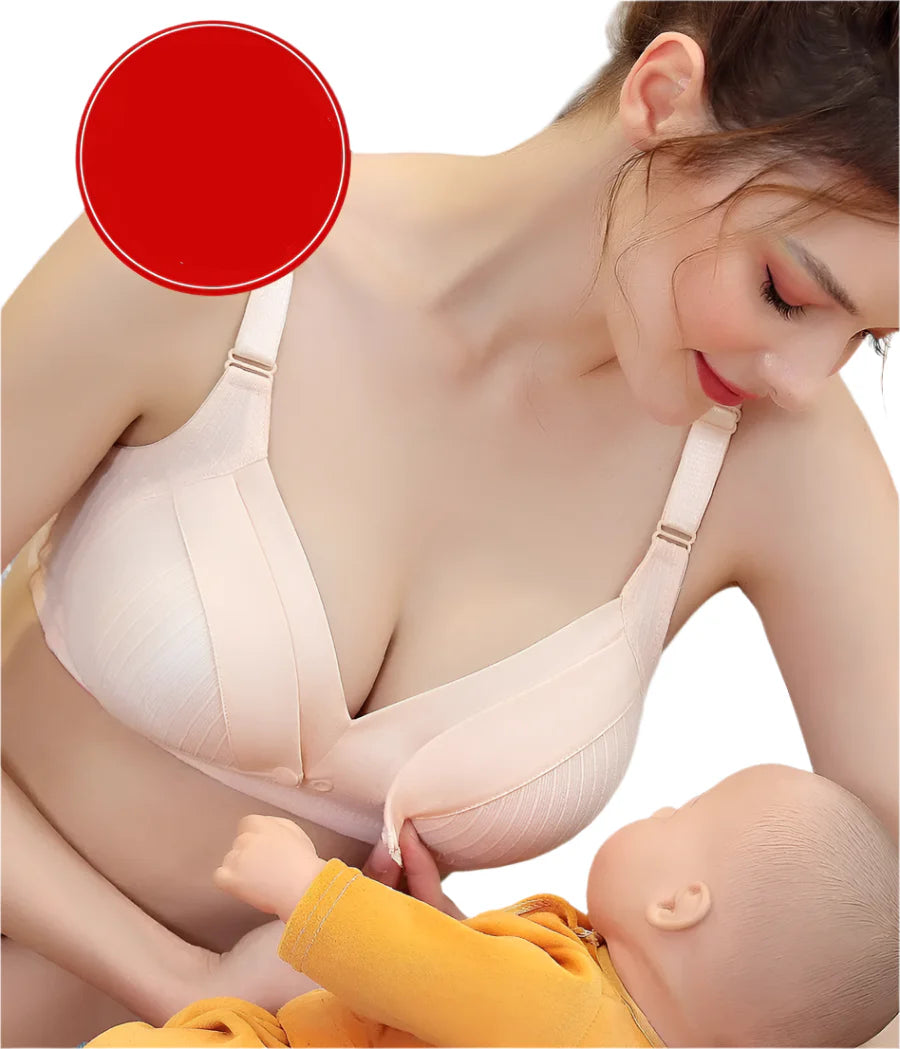 Comfortable Nursing Bra - Wireless Support for Breastfeeding Mothers | MEACAOFG