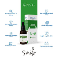 Bonafel Pet Oral Health Supplement for Cats and Dogs - Fish Oil Based Tablets for Fresh Breath & Overall Health