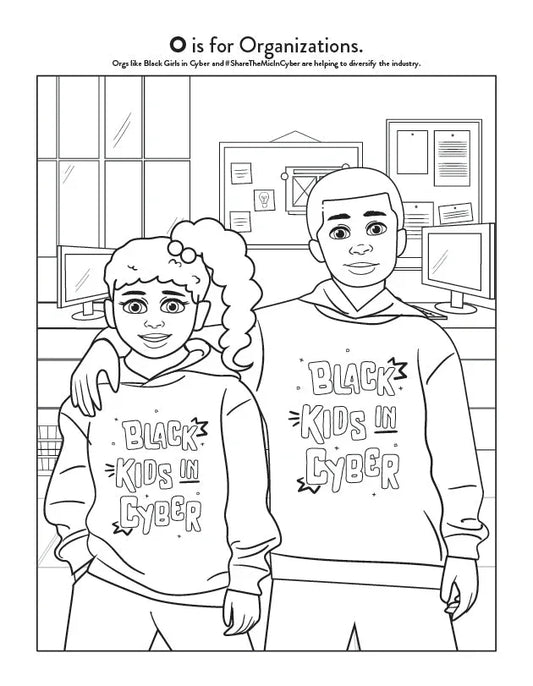 The ABCs of Cybersecurity Coloring & Activity Book - BIG FRENCHIES