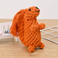Cotton Rope Dog Toy – Cute Animals Chew