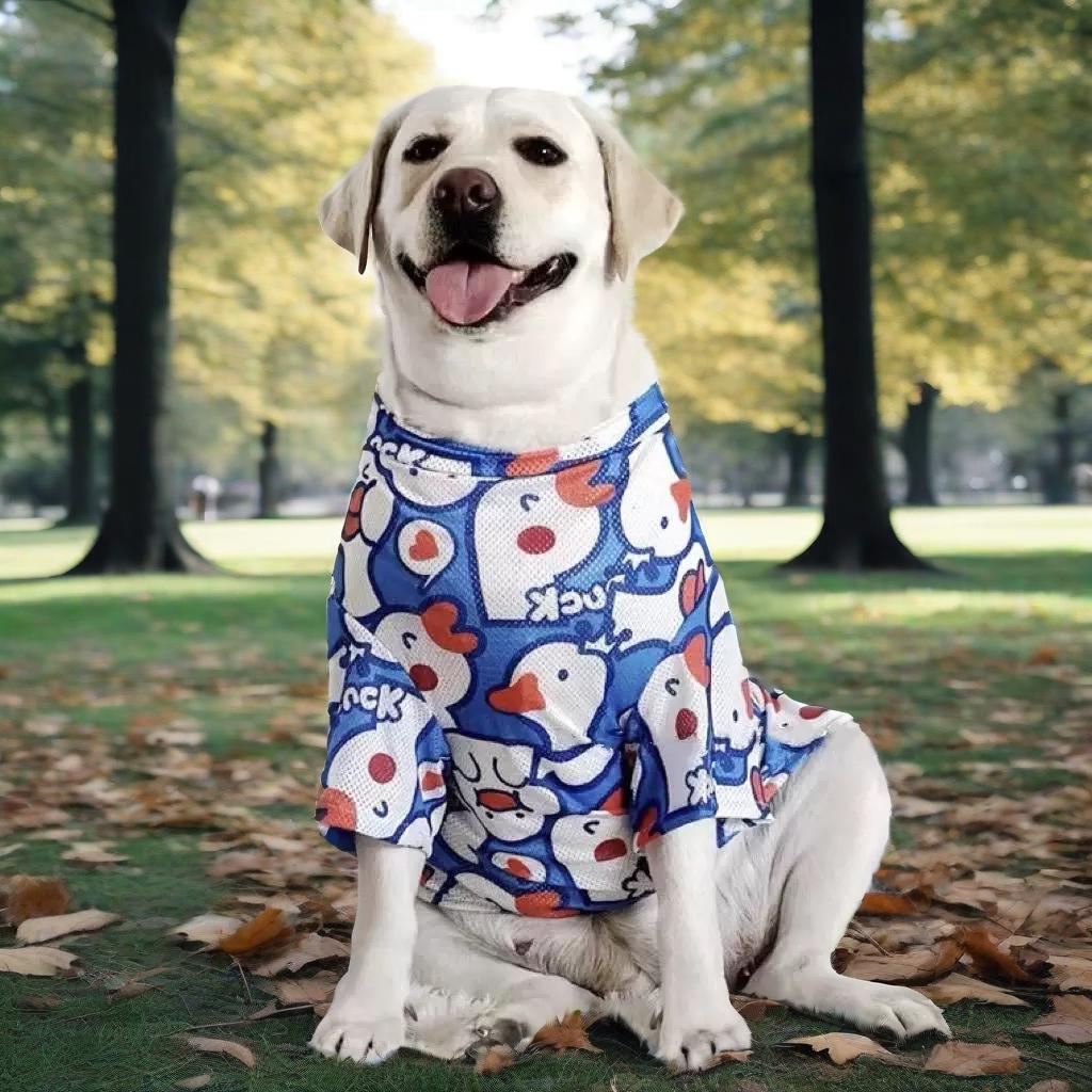 UV-resistant sun protection T-shirt For Large Dog-Pet Apparel-BIG FRENCHIES-Jane's Pet Boutique