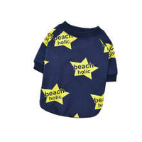 Star Print Dog Sweatshirt + Cozy Fit & Beach Holic Style