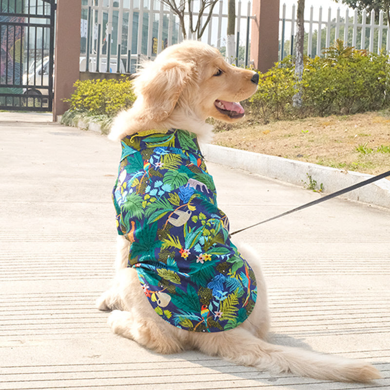 Dog Hawaii beach shirt 3 colors-Pet Apparel-BIG FRENCHIES-Jane's Pet Boutique