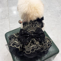 Handmade Princess Puppy Outfit Lace Tutu