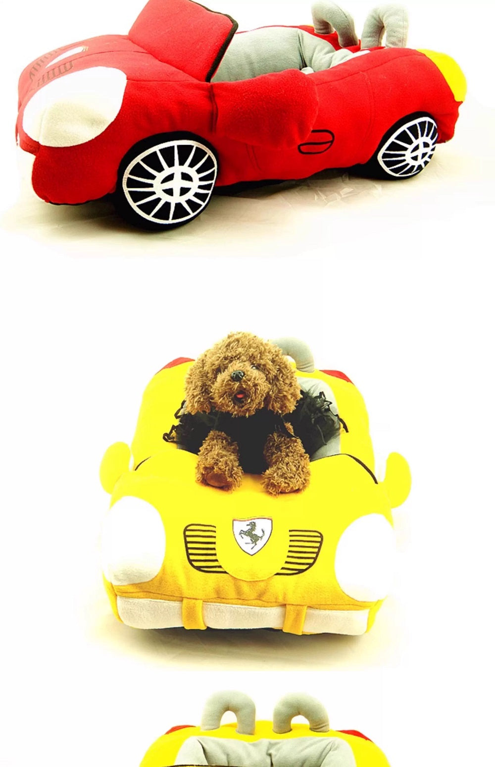 Dog bed car-Pet Beds & Mats-BIG FRENCHIES-Jane's Pet Boutique