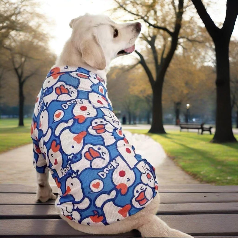 UV-resistant sun protection T-shirt For Large Dog-Pet Apparel-BIG FRENCHIES-Jane's Pet Boutique