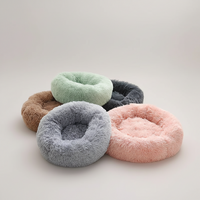 Plush Donut Comfort Pet Bed