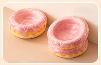 Donut Ceramic Pet Bowl (2 pieces per set)