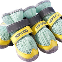 Breathable Dog Shoes with Anti-Slip Sole & Reflective Straps