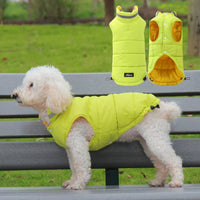 Reflective Dog Puffer Vest Winter Jacket