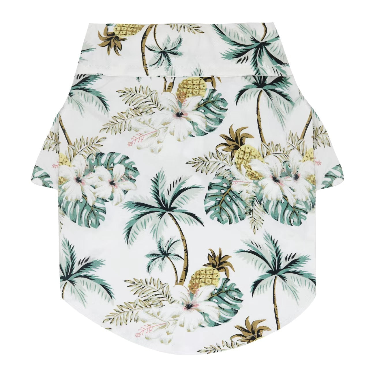Tropical Floral Beach Hawaii Dog Shirt