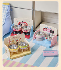Anti-Spill Pet Feeding Tray with Splash Guard