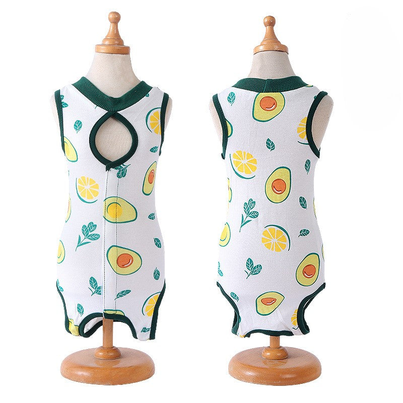 Post-Surgery Dog Recovery Suit-Pet Apparel-BIG FRENCHIES-Jane's Pet Boutique