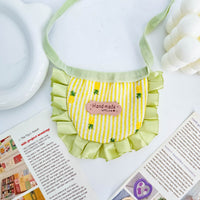 Handmade Cute Pet Bib with Ruffles