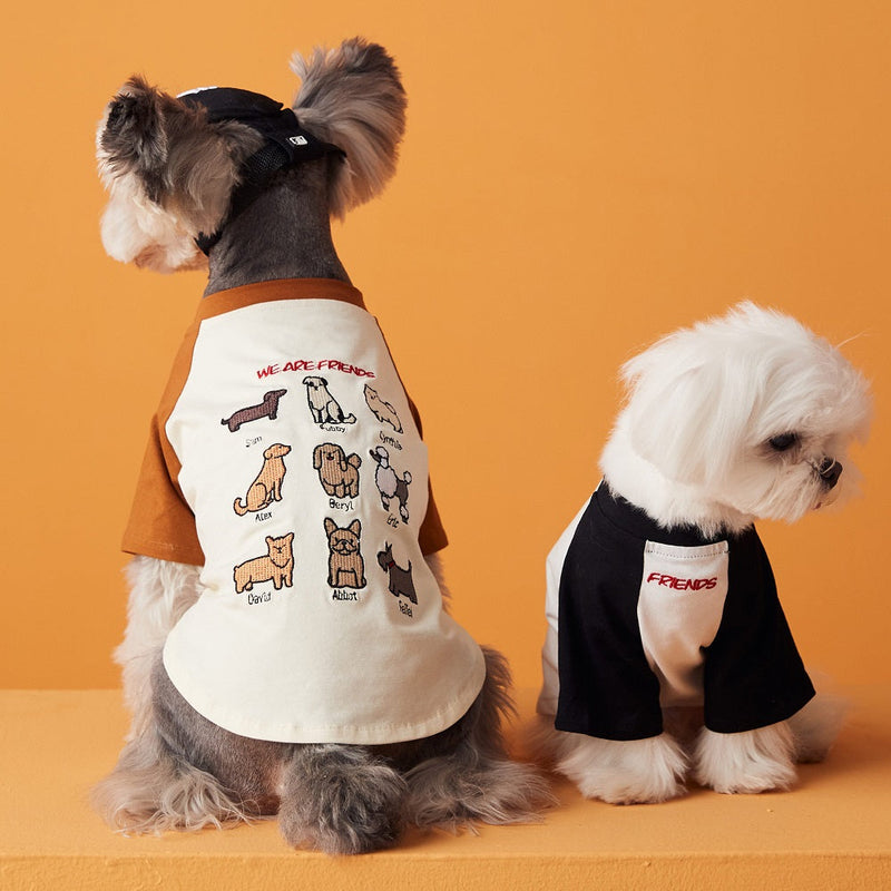 Best Friends Dog Tee For Pets-Pet Apparel-BIG FRENCHIES-Jane's Pet Boutique