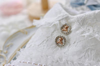 Handmade Elegant Dog Dress Blue Lace Flower Outfit