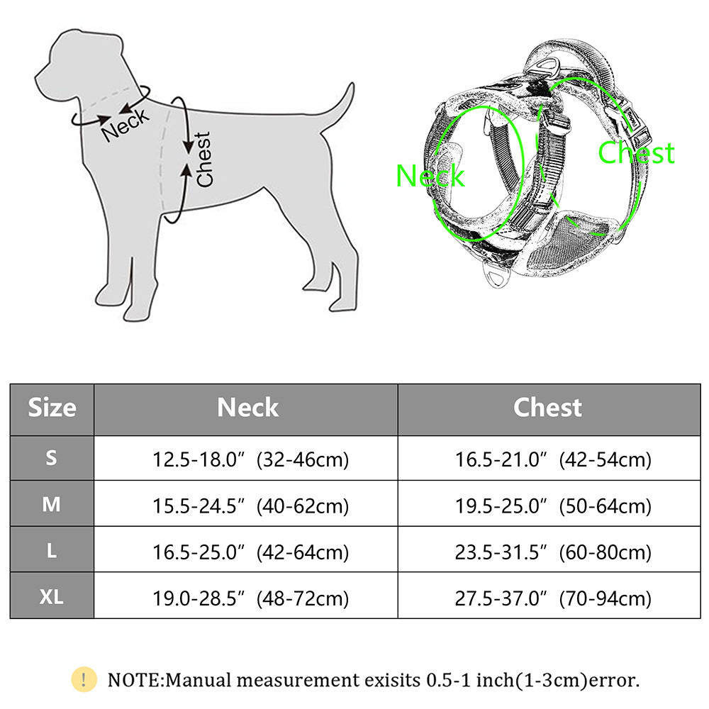 Reflective Padded Dog Harness+Leash Set with Floral Print-Pet Collars & Leashes-BIG FRENCHIES-Jane's Pet Boutique