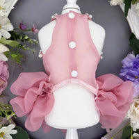 Pet Dress Pearl Diamond Crown 2 Colors