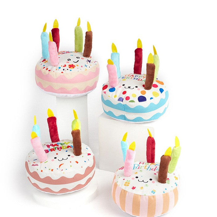 Pet toy birthday cake 3 Color-Pet Toys-BIG FRENCHIES-Jane's Pet Boutique