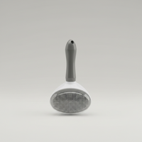 Self-Cleaning Slicker Brush