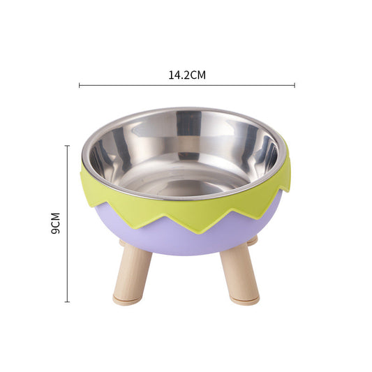 Elevated Stainless Steel Pet Bowl with Legs