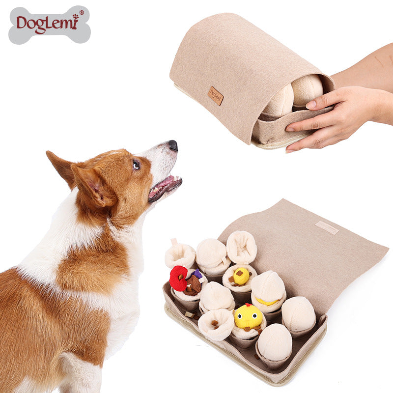 Dog toy eggs-Pet Toys-BIG FRENCHIES-Jane's Pet Boutique