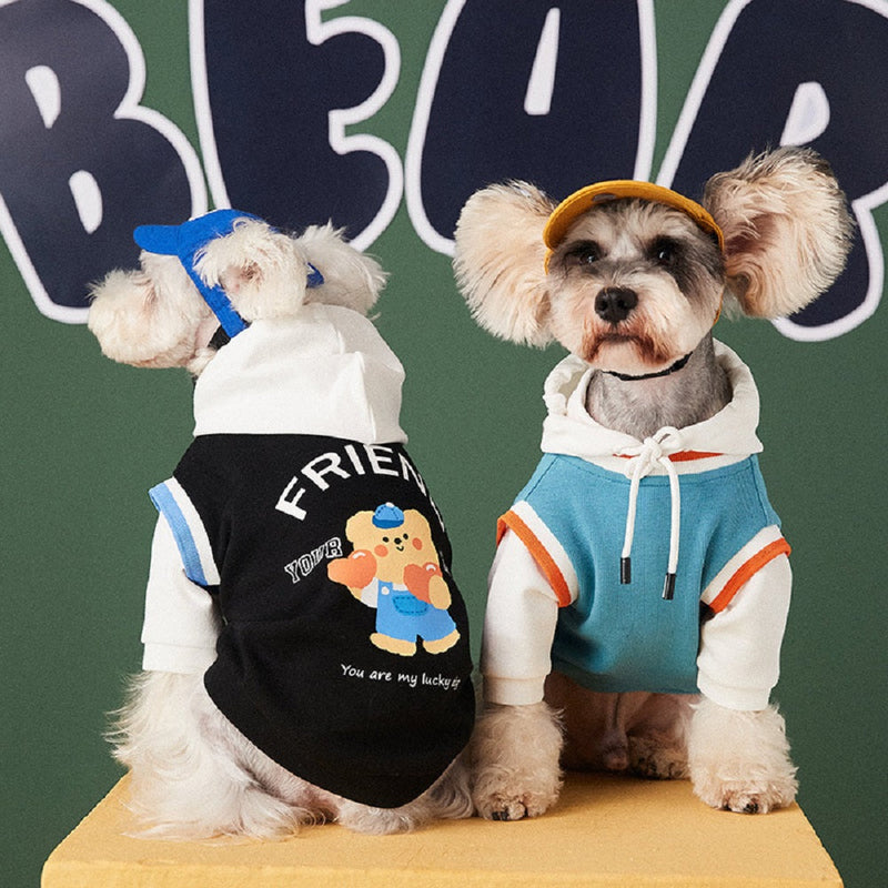 Buddy Bear Dog Hoodie Pet Clothing-Pet Apparel-BIG FRENCHIES-Jane's Pet Boutique