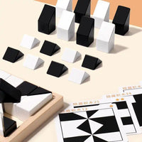 MEACAOFG Puzzle hidden block puzzle toys cultivate children's spatial thinking imagination ability parent-child interaction desktop games