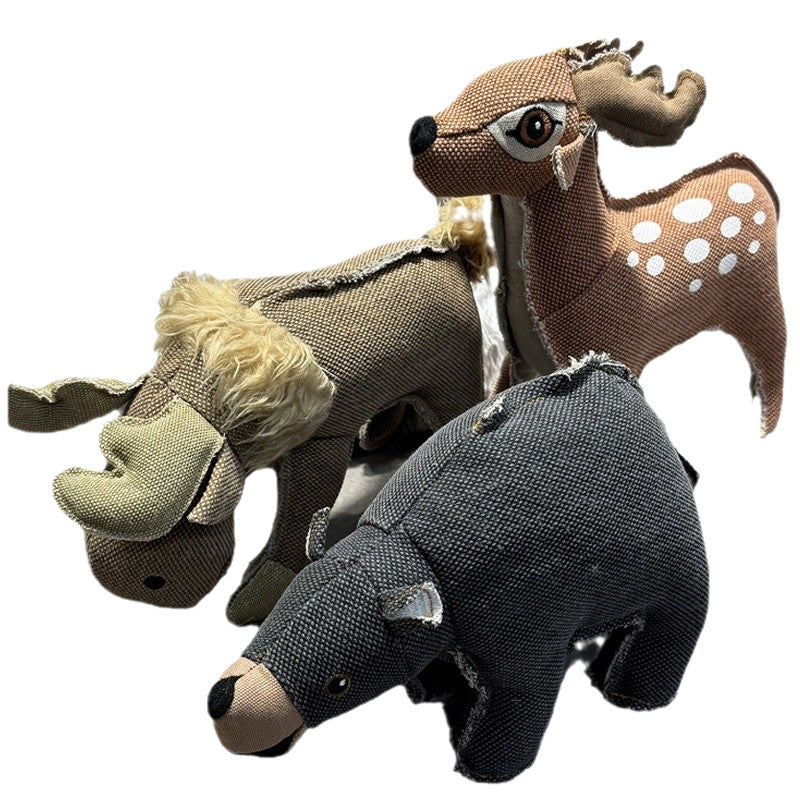 Dog Toy Durable Canvas Forest  (3 model)-Pet Toys-BIG FRENCHIES-Jane's Pet Boutique