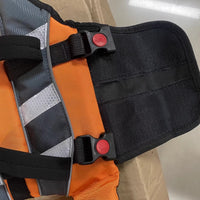 Dog Life Jacket with Rescue Handle & Reflective Strips
