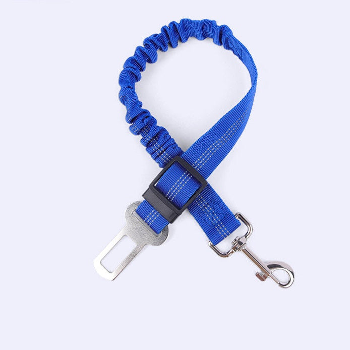Dog Car Seat Belt • Adjustable & Elastic • Safety Clip Design-Pet Carriers & Travel-BIG FRENCHIES-Jane's Pet Boutique