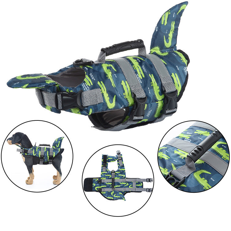 Dog life jacket pet swiming wear-Pet Apparel-BIG FRENCHIES-Jane's Pet Boutique