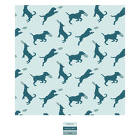 Print Bib Set of 3 in Natural Tree House; Jade Wavy Lattice & Fresh Air Frisbee Labs