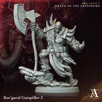 3D Printed Kor'Garal Gutspiller by Archvillain Games
