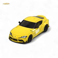 OM Model Toyota Supra A90 Initial D Ghost in Yellow 1:64