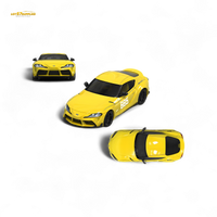 OM Model Toyota Supra A90 Initial D Ghost in Yellow 1:64