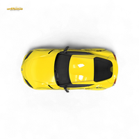 OM Model Toyota Supra A90 Initial D Ghost in Yellow 1:64
