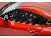 2023 Toyota Supra GT4 100 Edition Plasma Orange Metallic Limited Edition to 999 pieces Worldwide 1/18 Model Car by Otto Mobile