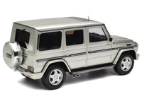 2003 Mercedes-Benz G-Class 55 AMG Iridium Silver Metallic Limited Edition to 999 pieces Worldwide 1/18 Model Car by Otto Mobile